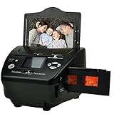 Hochauflösender Filmscanner, digitaler Dia- und Filmscanner, 8,1 Megapixel 4-in-1-Foto- und...