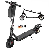 E Scooter mit Straßenzulassung, ABE Elektroroller Belastung bis 120kg, 30 km Reichweite, LED,...