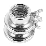 STOBAZA 2 Stück Kurzhantel Schraubmuttern aus Stahl rutschfeste Hantelverschlüsse Sichere...