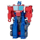 Transformers Spielzeug EarthSpark 1-Step Flip Changer Optimus Prime, Action-Figur (10 cm),...