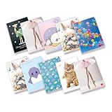 Pigna, Maxi-Heft Sortiment für Mädchen, f.to A4, 21 x 29,7 cm, Seiten 80 + Sichtblatt, Papier 80...