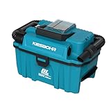 KIESBOHR Werkstatt Akku-Nass-Trockensauger Kompatibel mit Makita 18V Akku, 10L Trocken / 7.5L Nass,...