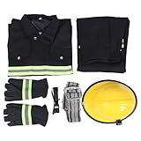 YWBL-WH Flammhemmender Sicherheitsanzug Typ 97 in Marineblau, Wärmeisolierender Schutzanzug mit...