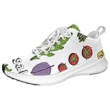 Salat Gemüse Muster Tomate Personalisierte Sneakers Leichte Wanderschuhe Laufen Athletic Freizeit...