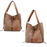 NOGRAX Schulrucksack Vintage Leinwand Rucksäcke Männer Und Frauen Taschen Reisestudenten Casual...