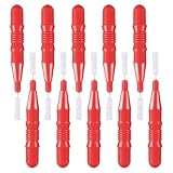 Beaupretty 50 Stück Interdentalbürsten 3mm Rot Kunststoff Zahnzwischenraumreiniger Mundpflege...
