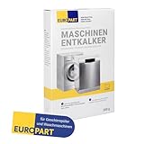 eVendix Maschinenentkalker kompatibel mit EUROPART für Waschmaschine Geschirrspüler 200g