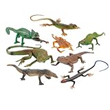 Toyvian Realistisches Chamäleon Modell Lernspielzeug Langlebige Figur Pädagogisches Wildtier...