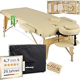 HABYS Sofia Light Massageliege | Klappbar Holz 2 Zonen | Massagetisch mit Vollausstattung | 185 x 60...