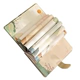 NIYANGLE Vintage Magnetverschluss Notizbuch im Chinesischen Stil Kompakter Planer mit Antikem...