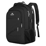 MATEIN Rucksack Herren, Laptop Rucksack 17 Zoll mit USB Ladeanschluss und TSA-Zertifizierung,Groß...