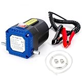 LEMOTO 12V 80W Dieselpumpe, Ölabsaugpumpe Elektrische Umfüllpumpe, Saugpumpe für Ölwechsel mit...