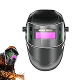 Automatische Abdunkelnde Schweißmaske,Schweißschutz Gesichtsschild - Schutzkappe Für Industrie...