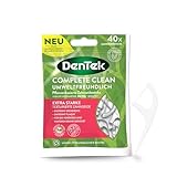 DenTek Eco Complete Clean Zahnseide Stick 40 Stk – pflanzenbasierte Zahnreinigung mit...