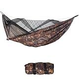 AMAZONAS Moskito-Traveller Forest Ultra Light Hängematte aus 100% extra stabilem und atmungsaktiven...