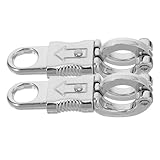 PENIKOKO 2 Stück Zinklegierung Karabinerhaken Schnellverschluss Seilhaken für Pferdesport Zügel...