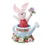 Disney Traditions Piglet In Watering Can Figurine, Height 11.5cm