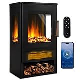 Ambiness Elektrokamin | 2 Heizstufen | 900W - 2000W | viele Modelle | LED - 3D Flammeneffekt mit...