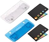 Set 2er Taschenlocher Mini zum Abheften mit Haftnotizen Haftstreifen Mini-Taschenlocher zum...