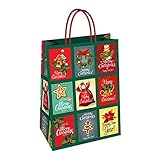 Ingrocart 25 Geschenktüten Shopper Weihnachten Adelaide 23 x 10 x 29 cm 120 g