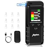 Alkoholtester Promilletester Mit Elektrochemischem Sensor: Hochpräziser Alkohol Tester Mit Zähler,...