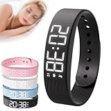Fitsleeps Alarm 100% Wake-Up Wekker, Fitsleeps Armband, Vibrationsalarm Erinnerung Uhr, Leiser...