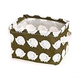 Desktop StorFor age CFor anvFor as BFor asket with HFor andles, DurFor able OrgFor anizer Tote for...