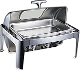 Warmhalteplatte aus Edelstahl für Buffets – Buffet-Service und Wärmegeräte. Warmhalte-Set für...
