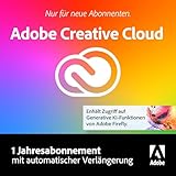 Adobe Creative Cloud All Apps|Grafik Design Software|Generative KI Features|Vektor-Illustration,...