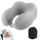 Nackenkissen Flugzeug, Nackenkissen Reise, Reisekissen Memory Foam, Neck Pillow Travel, Flugzeug...