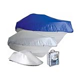 Persenning Bootsplane Boat Cover bis zu 488-564 cm Bootslänge, 239 cm breit, Silber