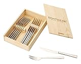 Echtwerk Steakbesteck 'SARRE ', 12-teilig, Steakgabel, Steakmesser, Grillbesteck, Pizzabesteck,...