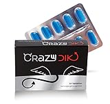 10 Crazy blaue Tabletten. Hohe Dosis. Schneller - Länger - Stärker. Für Männer entwickelt. Mit...