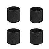 4 Stück 90585 Schaumstoffhülsen für Nass- und Trockensauger, VF2001 Schaumstoff-Ersatzfilter,...