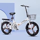 LETIANZG Klapprad Leichtgewicht 22/24 Zoll Erwachsenenfahrrad Kettenantrieb Leichter Aluminiumrahmen...