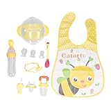 Srliya Babynahrungs-Schnuller-Set, BPA-frei, Silikon, Obst, Milch, Gemüse, Zur Linderung des...