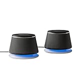 Amazon Basics Stereo-2.0-Lautsprecher für PC oder Laptop, 3,5-mm-AUX-Eingang, USB-Stromversorgung,...