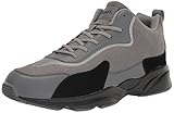 Propet Damen Stability Mid Sneaker, Grau/Schwarz, 46 EU Weit