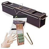 EcoTraps Marderfalle Lebendfalle 120cm - Wasserdicht Holz Marder Lockmittel Lebendfalle Ratte -...