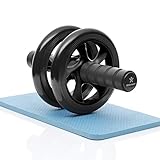 BODYMATE AB Roller Classic, Bauchtrainer zur Stärkung der Core-Muskulatur, Fitnessgerät für...