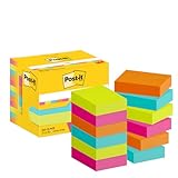 Post-it Notes Poptimistic Collection, Packung mit 12 Blöcken, 100 Blatt pro Block, 38 mm x 51 mm,...