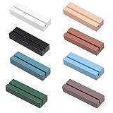 Yangshe Tischkartenhalter aus Holz, rechteckig, Kartenhalter, handgefertigt, für Hochzeitstisch,...