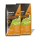 FUXTEC Herbstrasendünger FX-RDH10, Kaliumdünger für ca. 500m² - 10kg - Rasendünger mit Kalium...