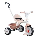 Smoby - Be Move Beige - Kinderdreirad mit Schubstange, Sitz mit Sicherheitsgurt, Metallrahmen,...