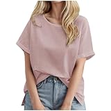 Damen Tshirt Set Tunika Damen große größen Langarm Damen Bluse 3/4 arm Damenbluse Kurzarm Sommer...