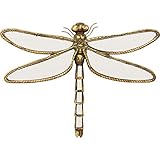 Kare Design Wandschmuck Dragonfly Mirror, Gold, Wand Deko, Wandschmuck, Libelle, Glas verspiegelt,...