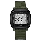 JUSKAQZYI automatikuhr Herren-Digitaluhr for Männer, quadratische Silikonuhren,...