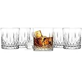 Glasmark KROSNO 1992 Whisky Gläser Set Whiskeygläser 6 Stück 280 ml Rum Gin Bourbon Cocktail...