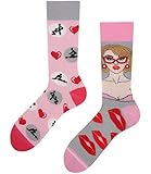 TODO Lustige Sex Socken Damen und Männer Socken für Sex mit Kamasutra Motiv 39-42