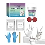 Hand Casting - Gipsabdruck-Set Für Paare Zum Selbermachen | Handgemachtes Skulpturen-Set Mit...